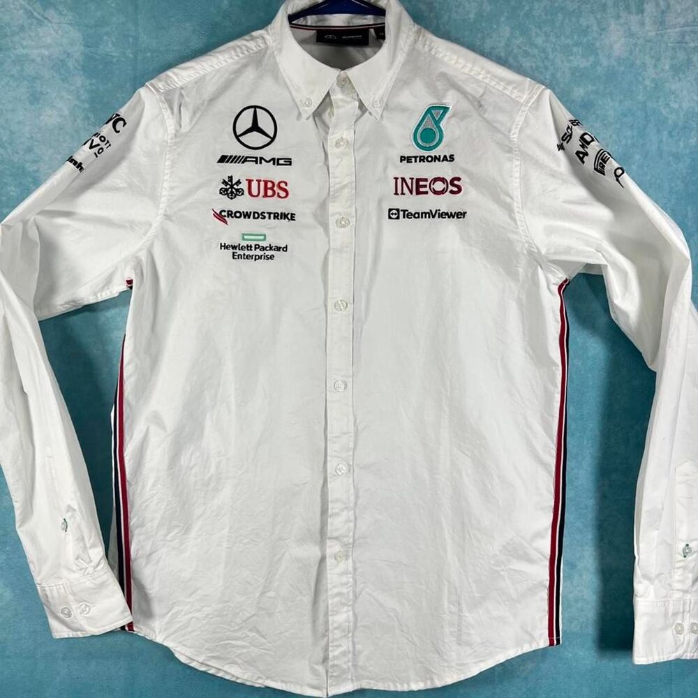 Mercedes-benz Men's White Shirt